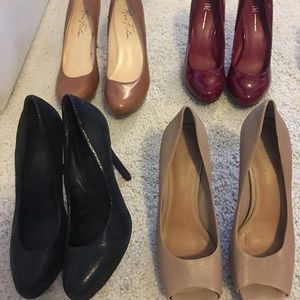 3 pairs shoes 7 1/2